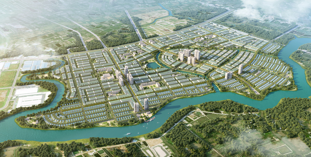 phố cảnh dự án t&t city millennia long hậu cần giuộc